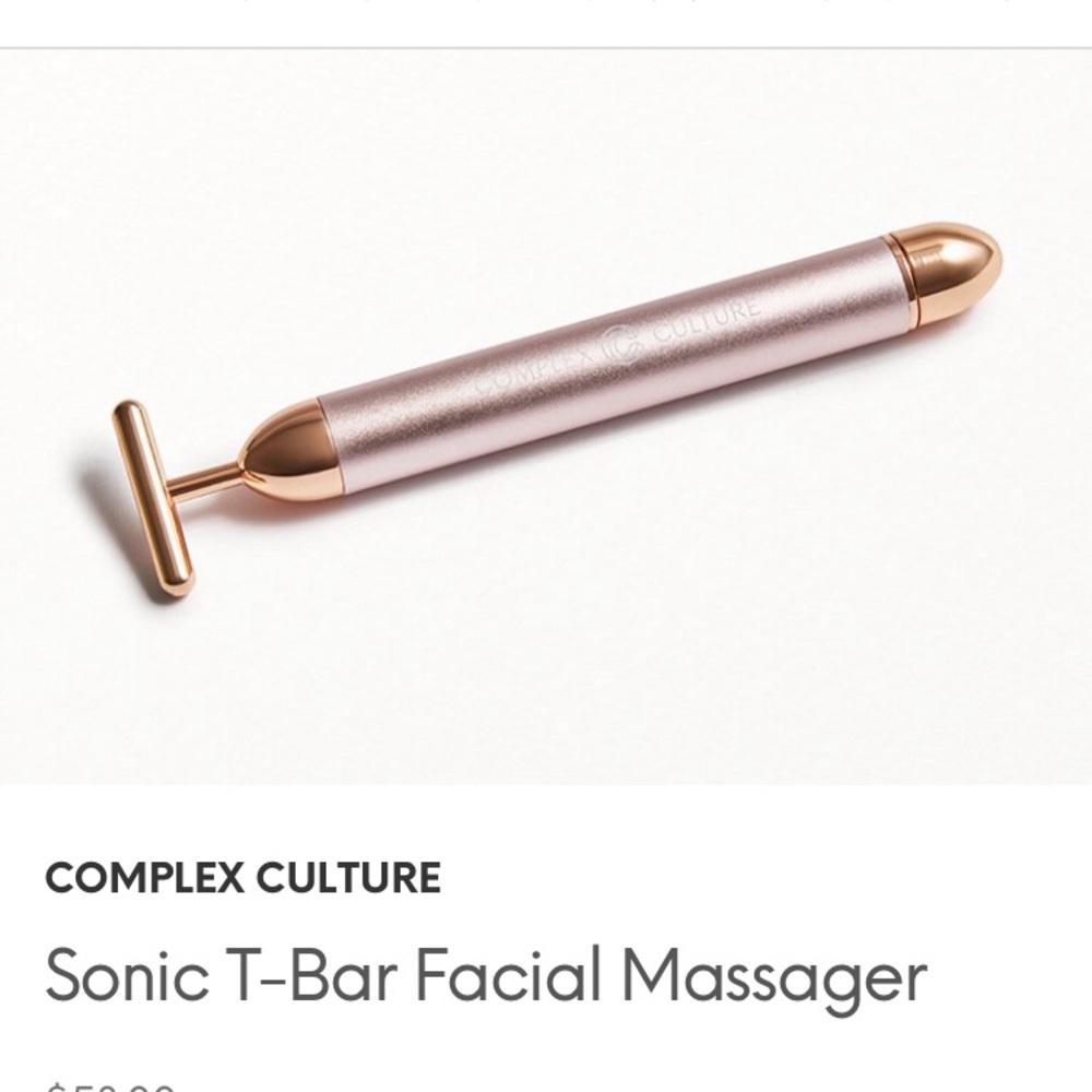 2/$15 Ipsy Complex Culture Sonic T-Bar Facial Massager